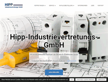 Tablet Screenshot of hipp-gmbh-fr.de